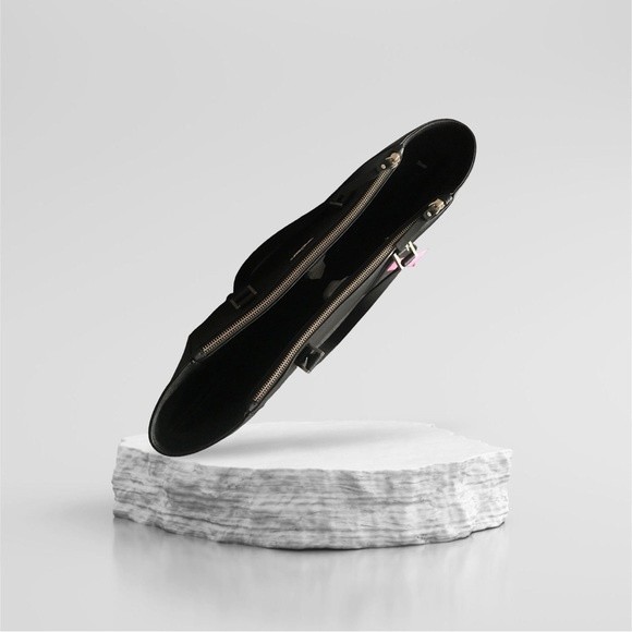 Kate Spade Newberry Lane Large Leather Tote Black NWT - Picture 4 of 14